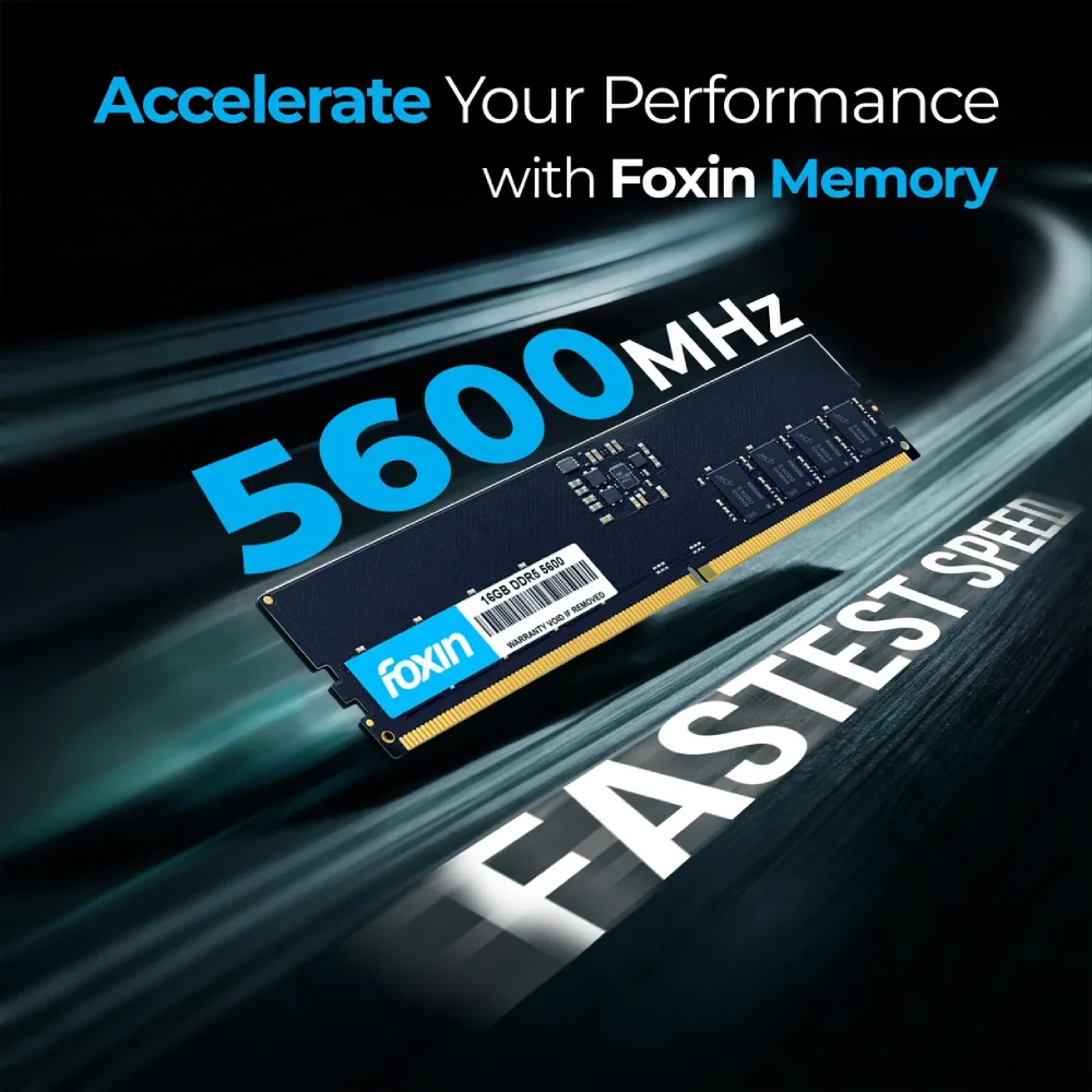 Foxin Desktop Ram 16GB DDR5 5600Mhz view 3